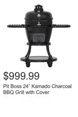 Costco Pit Boss 24 Kamado Charcoal BBQ Grill with Cover offer