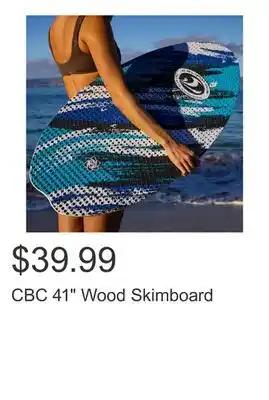 Costco CBC 41 Wood Skimboard offer