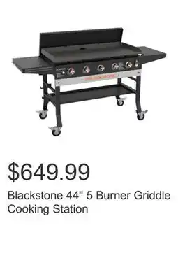 Costco Blackstone 44 5 Burner Griddle Cooking Station offer