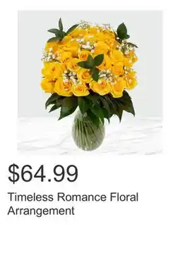 Costco Timeless Romance Floral Arrangement offer