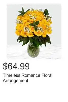 Costco Timeless Romance Floral Arrangement offer