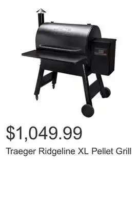 Costco Traeger Ridgeline XL Pellet Grill offer