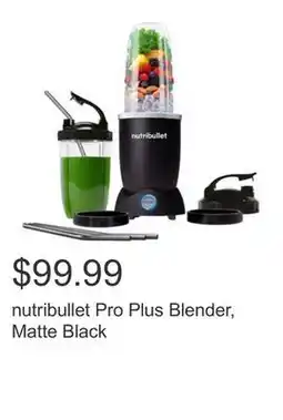Costco nutribullet Pro Plus Blender, Matte Black offer