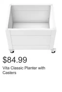 Costco Vita Classic Planter with Casters offer