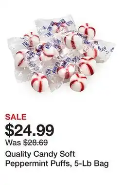 Office Depot Quality Candy Soft Peppermint Puffs, 5-Lb Bag offer