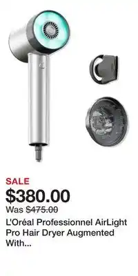 Ulta Beauty L'Oréal Professionnel AirLight Pro Hair Dryer Augmented With Infrared Light Technology offer