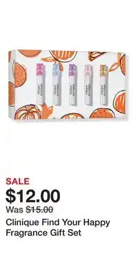 Ulta Beauty Clinique Find Your Happy Fragrance Gift Set offer