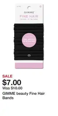 Ulta Beauty GIMME beauty Fine Hair Bands offer