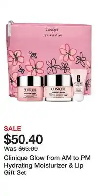 Ulta Beauty Clinique Glow from AM to PM Hydrating Moisturizer & Lip Gift Set offer