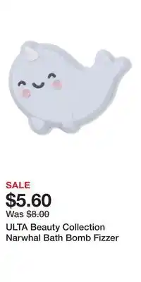 Ulta Beauty ULTA Beauty Collection Narwhal Bath Bomb Fizzer offer