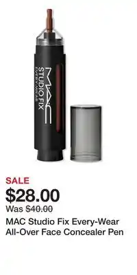 Ulta Beauty MAC Studio Fix Every-Wear All-Over Face Concealer Pen offer