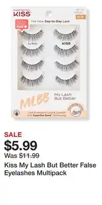 Ulta Beauty Kiss My Lash But Better False Eyelashes Multipack offer