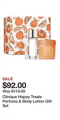 Ulta Beauty Clinique Happy Treats Perfume & Body Lotion Gift Set offer