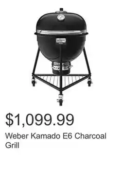 Costco Weber Kamado E6 Charcoal Grill offer