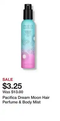 Ulta Beauty Pacifica Dream Moon Hair Perfume & Body Mist offer