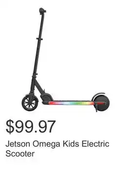 Costco Jetson Omega Kids Electric Scooter offer