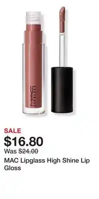 Ulta Beauty MAC Lipglass High Shine Lip Gloss offer