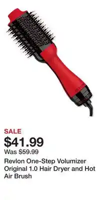Ulta Beauty Revlon One-Step Volumizer Original 1.0 Hair Dryer and Hot Air Brush offer