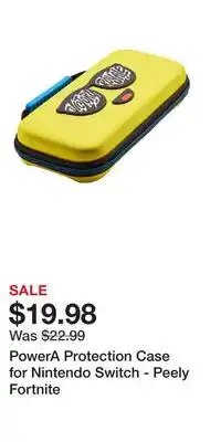 Game Stop PowerA Protection Case for Nintendo Switch - Peely Fortnite offer