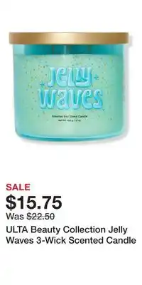 Ulta Beauty ULTA Beauty Collection Jelly Waves 3-Wick Scented Candle offer