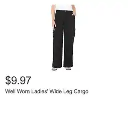 Costco Well Worn Ladies' Wide Leg Cargo offer
