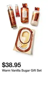Bath & Body Works Warm Vanilla Sugar Gift Set offer