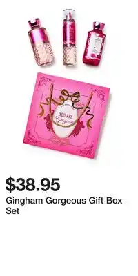 Bath & Body Works Gingham Gorgeous Gift Box Set offer