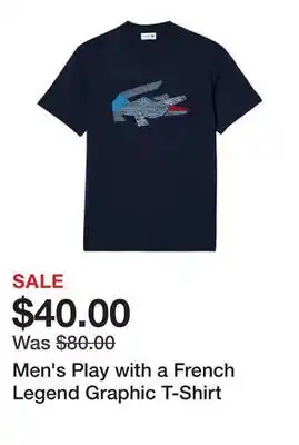 Belk Men's Play with a French Legend Graphic T-Shirt offer