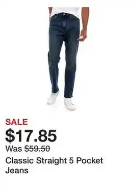 Belk Classic Straight 5 Pocket Jeans offer