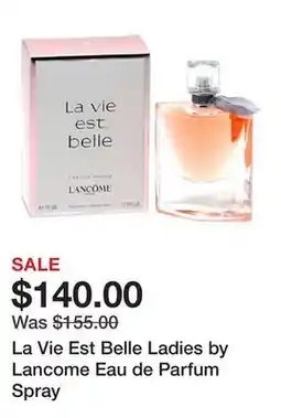 Belk La Vie Est Belle Ladies by Lancome Eau de Parfum Spray offer