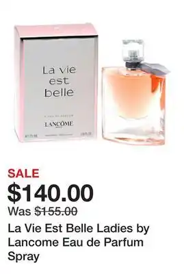 Belk La Vie Est Belle Ladies by Lancome Eau de Parfum Spray offer