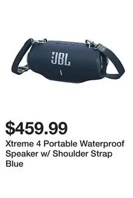 Belk Xtreme 4 Portable Waterproof Speaker w/ Shoulder Strap Blue offer