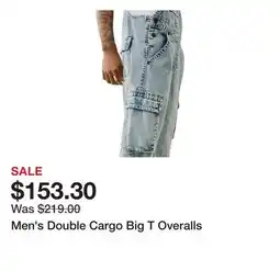 Belk Men's Double Cargo Big T Overalls offer