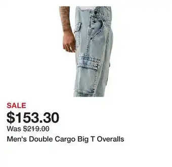 Belk Men's Double Cargo Big T Overalls offer
