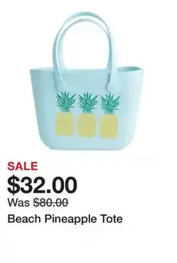 Belk Beach Pineapple Tote offer