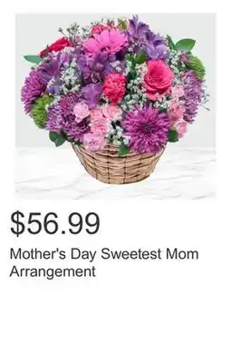 Costco Mother's Day Sweetest Mom Arrangement offer