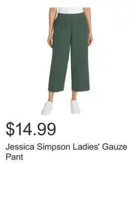 Costco Jessica Simpson Ladies' Gauze Pant offer