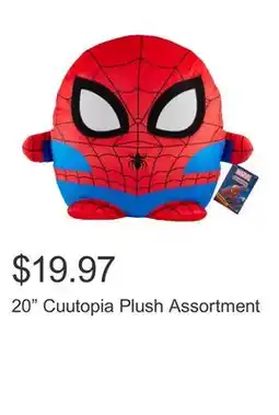 Costco 20 Cuutopia Plush Assortment offer