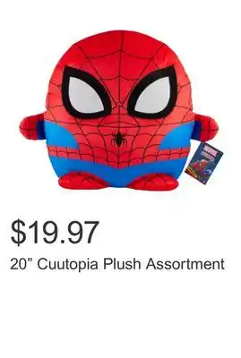 Costco 20 Cuutopia Plush Assortment offer