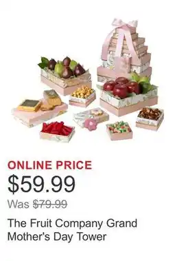 Costco The Fruit Company Grand Mother's Day Tower offer