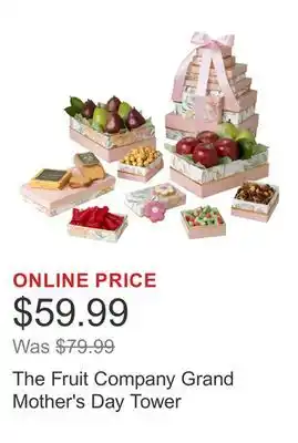Costco The Fruit Company Grand Mother's Day Tower offer
