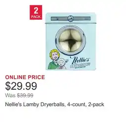 Costco Nellie's Lamby Dryerballs, 4-count, 2-pack offer