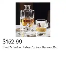 Costco Reed & Barton Hudson 5-piece Barware Set offer