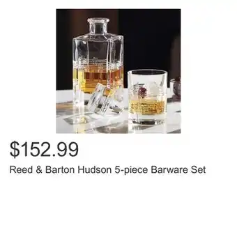Costco Reed & Barton Hudson 5-piece Barware Set offer