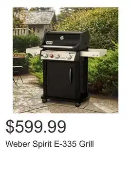Costco Weber Spirit E-335 Grill offer