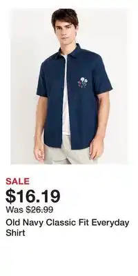 Old Navy Old Navy Classic Fit Everyday Shirt offer