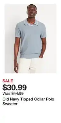 Old Navy Old Navy Tipped Collar Polo Sweater offer