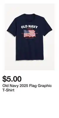 Old Navy Old Navy 2025 Flag Graphic T-Shirt offer
