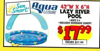 Ollie's LAZY RIVER POOL offer