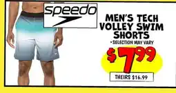 Ollie's Speedo MEN'S TECH VOLLEY SWIM SHORTS offer